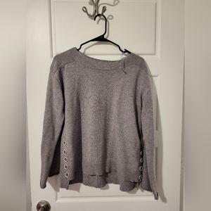 grey sweater